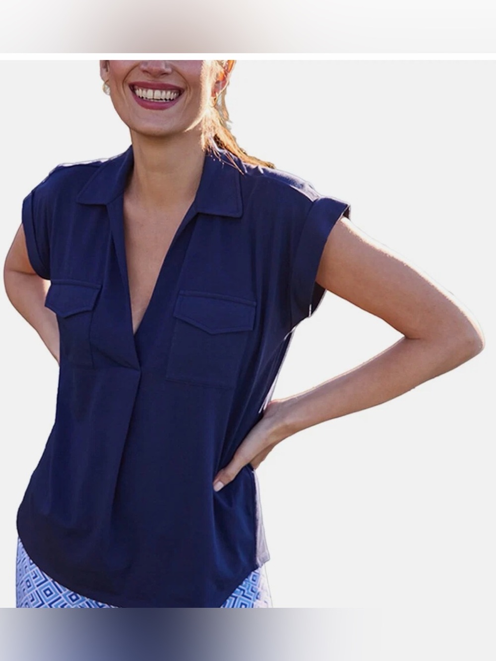 J.MCLAUGHLIN Women’s White Luca Top
